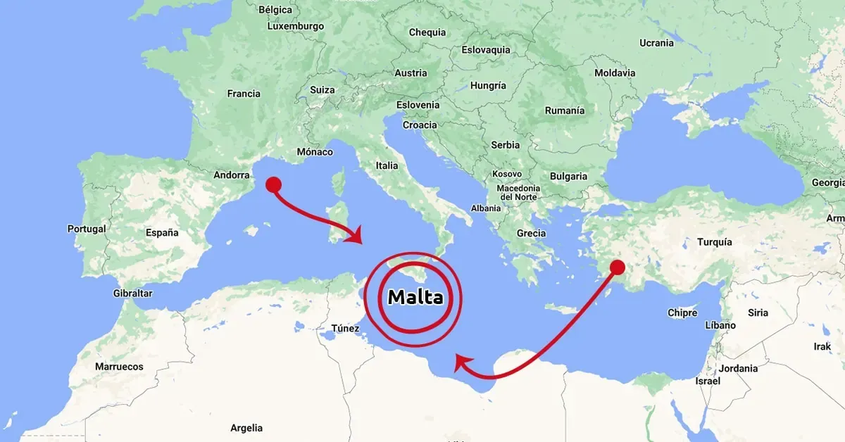 Geografía en Malta: ¿dónde se encuentra?