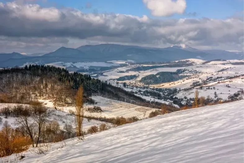 Invierno en Reino Unido: zonas rurales