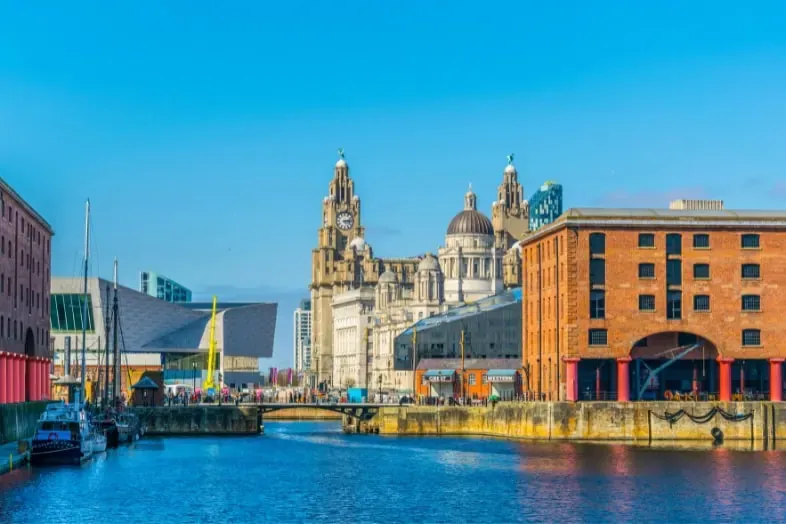 Liverpool - Inglaterra: ubicación geográfica de la ciudad.